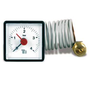 Pressure gauge with square dial(340-70125-00A,340-70135-20A,340-80135-20A)